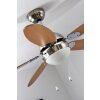 Globo AZURA Ventilator Nickel-Matt, 1-flammig