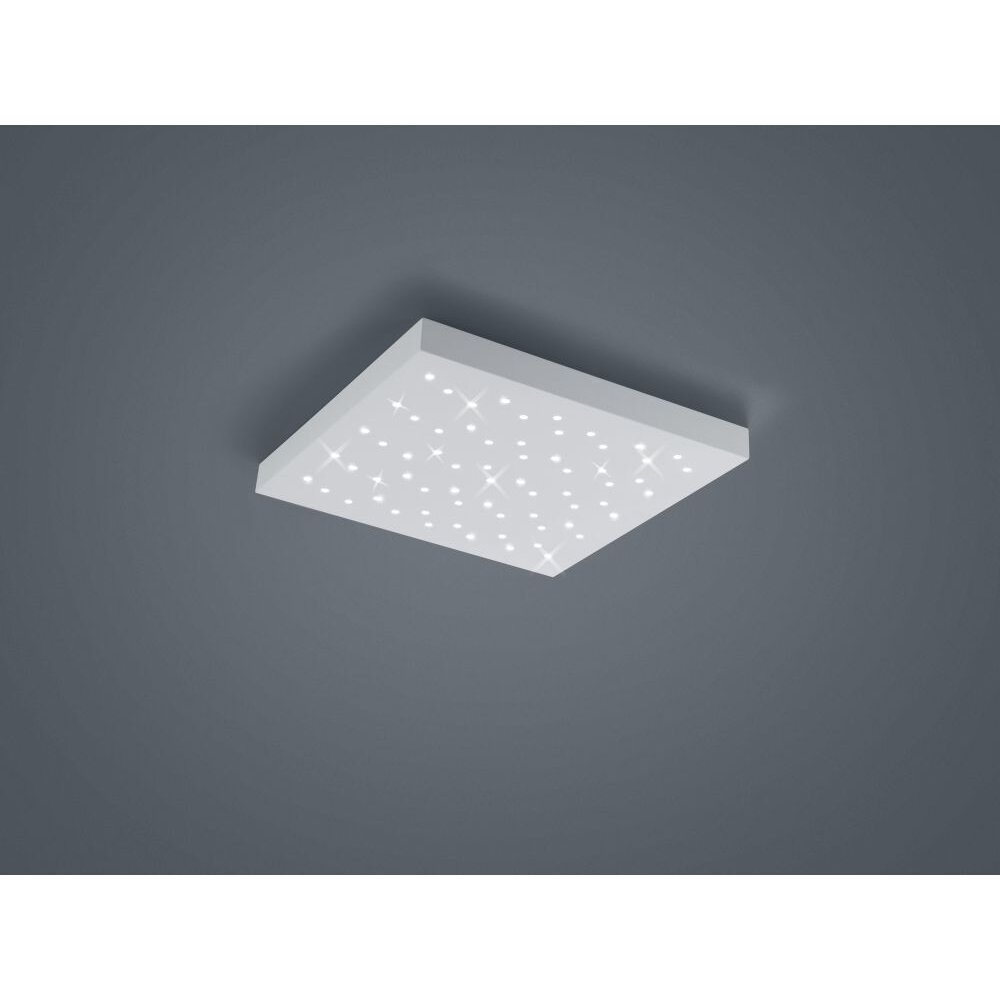 Trio Leuchten TITUS Deckenleuchte LED Weiß, 1-flammig, Fernbedienung main product photo