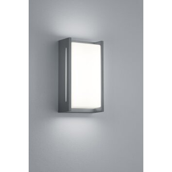 Trio Leuchten INDUS Außenwandleuchte LED Anthrazit, 1-flammig