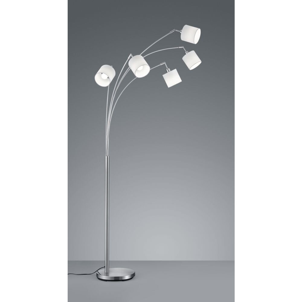 Reality TOMMY Stehleuchte Nickel-Matt, 5-flammig main product photo