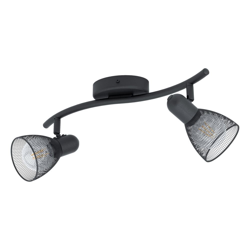 EGLO CAROVIGNO Deckenspot Schwarz, 2-flammig main product photo