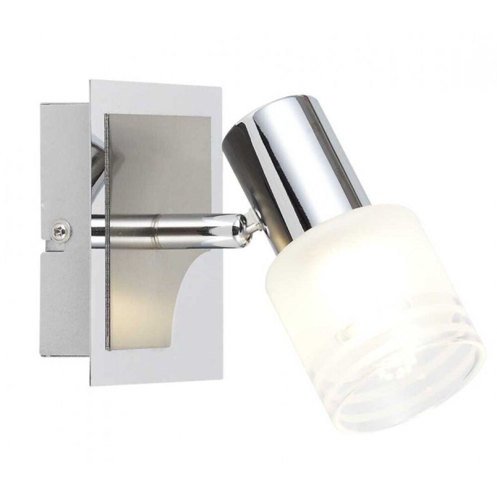 Brilliant Leuchten Lea Wandspot Chrom, Weiß, 1-flammig main product photo