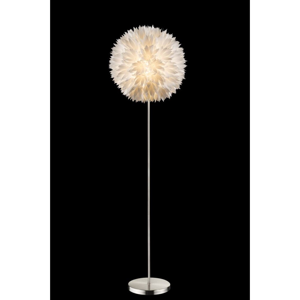 Globo NALA Stehleuchte Nickel-Matt, 1-flammig main product photo