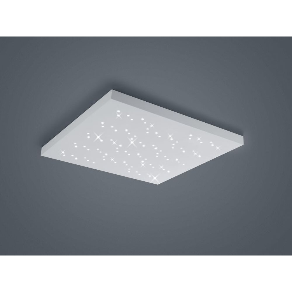 Trio Leuchten TITUS Deckenleuchte LED Weiß, 1-flammig, Fernbedienung main product photo