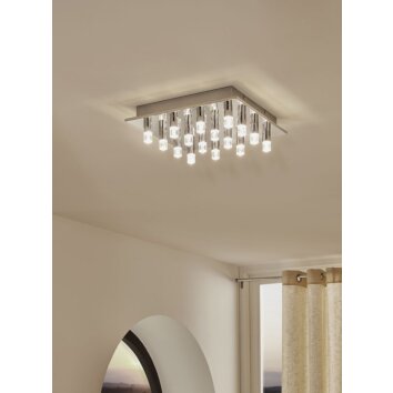 Eglo TEOCELO Deckenleuchte LED Chrom, 16-flammig