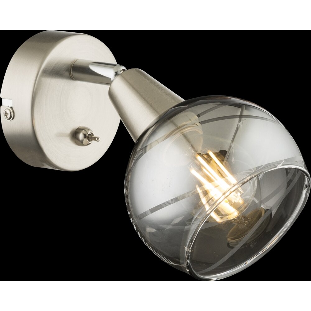 Globo ROMAN Wandstrahler LED Nickel-Matt, 1-flammig main product photo