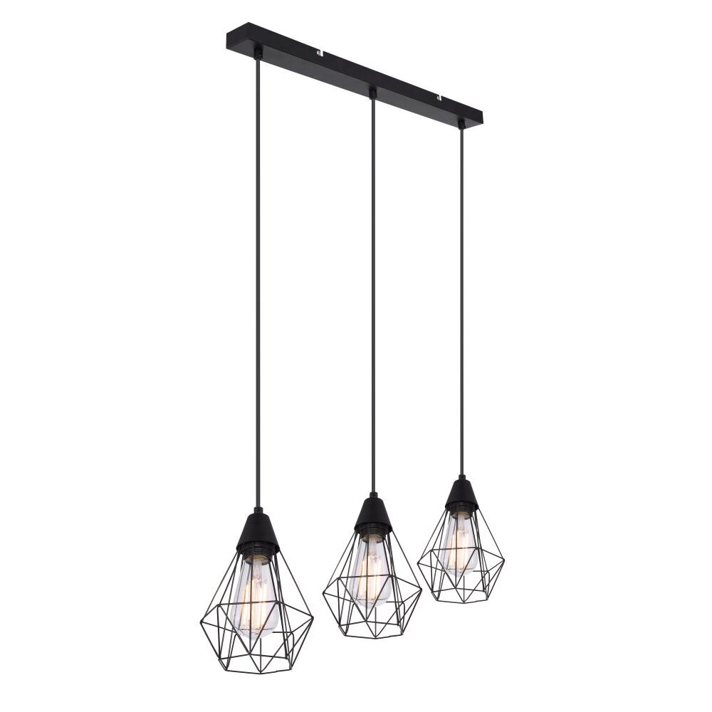 Globo ISABELLA Hängeleuchte Schwarz, 3-flammig main product photo