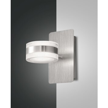 Fabas Luce Dunk Wandleuchte LED Aluminium, 1-flammig