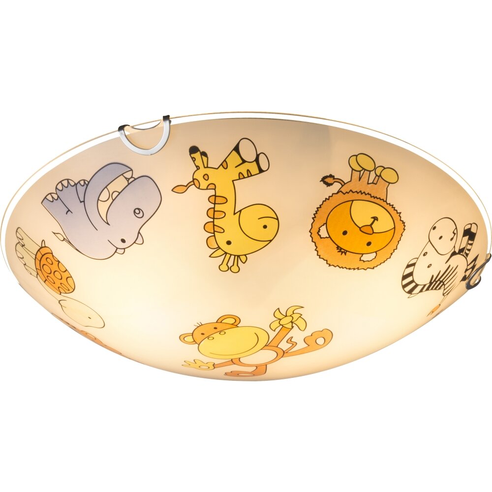 Globo Kiddy Deckenleuchte Weiß, 2-flammig main product photo