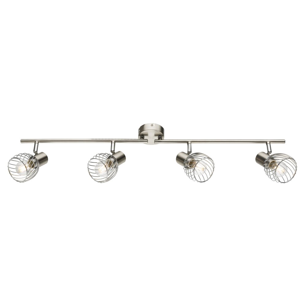 Globo Texas Deckenstrahler Nickel-Matt, 4-flammig main product photo
