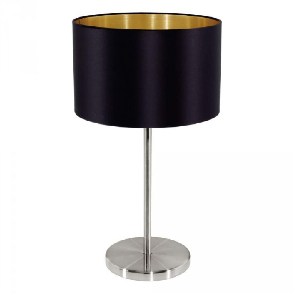 Eglo MASERLO Tischleuchte Nickel-Matt, 1-flammig main product photo