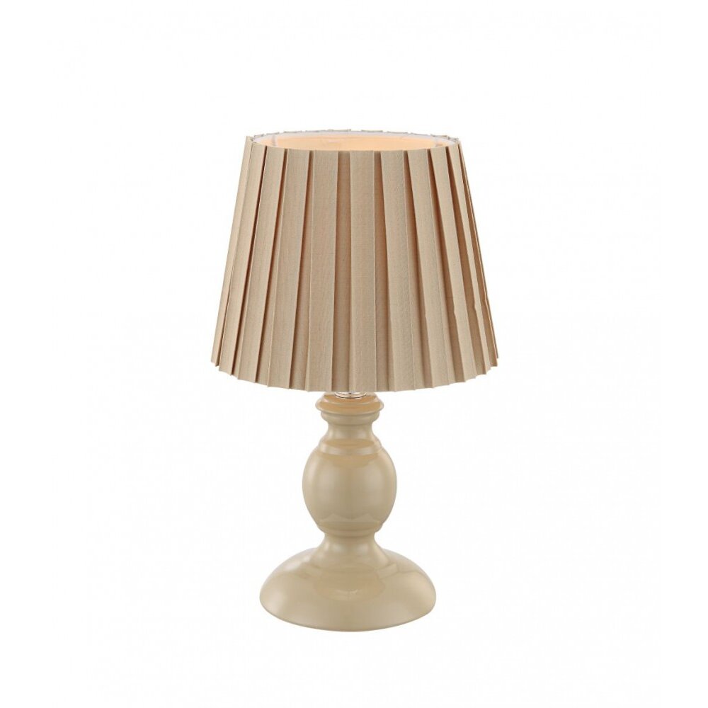 Globo METALIC Tischleuchte Sandfarben, 1-flammig main product photo