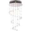 Globo ST. TROPEZ Pendelleuchte LED Chrom, Klar, 4-flammig