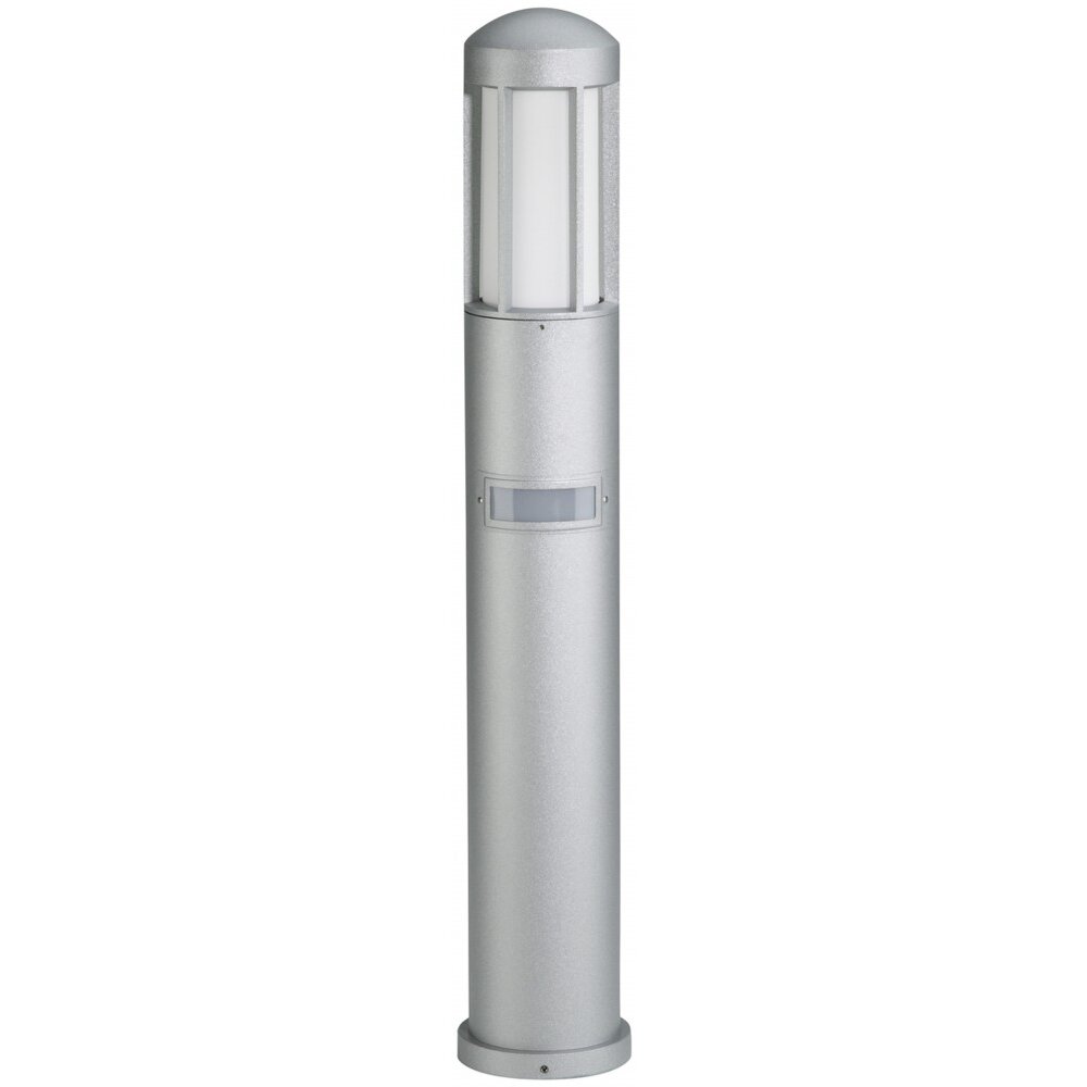 Albert Leuchten 2009 Sockelleuchte Silber, 1-flammig, Bewegungsmelder main product photo
