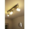 Trio Leuchten CLAPTON Deckenleuchte LED Aluminium, Chrom, Edelstahl, 3-flammig