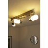 Trio Leuchten CLAPTON Deckenleuchte LED Aluminium, Chrom, Edelstahl, 3-flammig