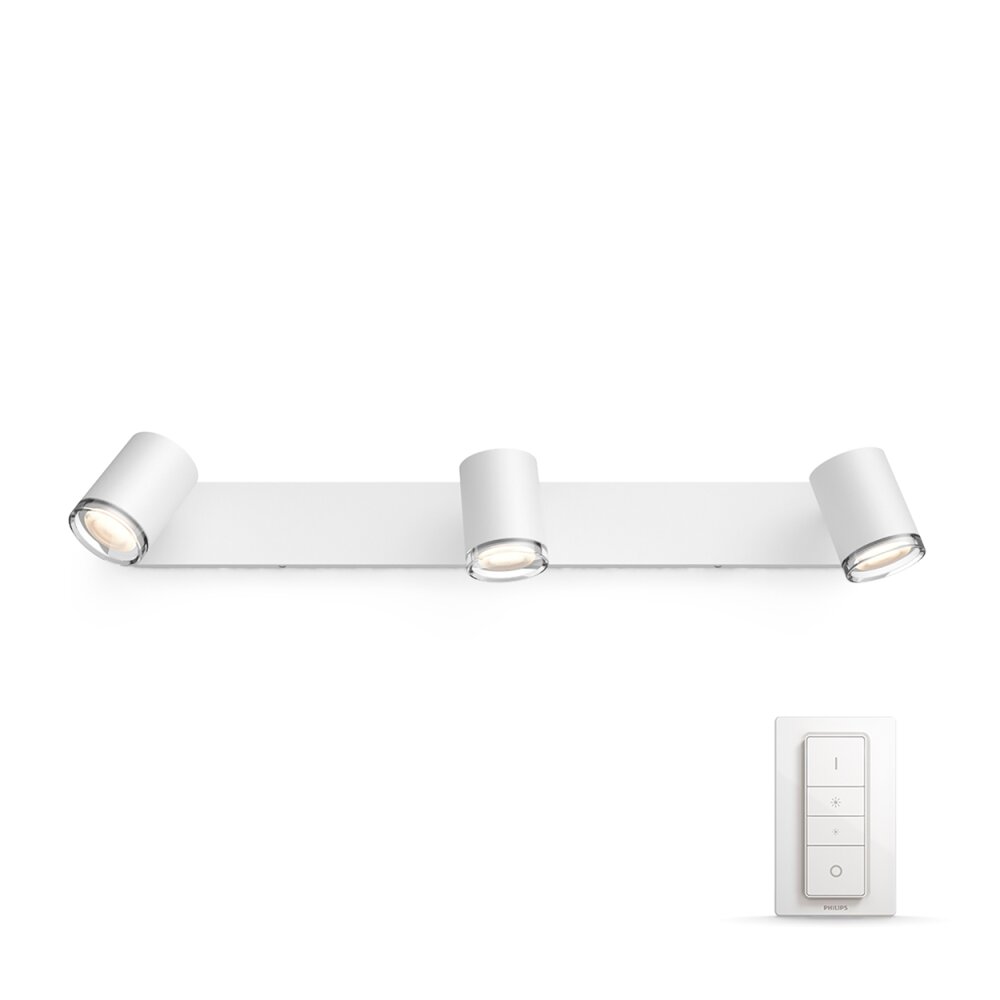 Philips Hue Ambiance White Adore Spot Weiß, 3-flammig, Fernbedienung main product photo