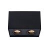 Lucide TUBE Downlight Schwarz, 2-flammig