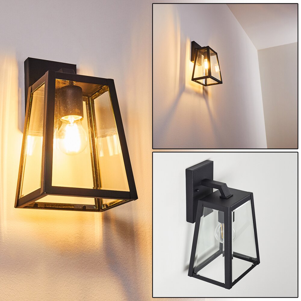 Horuphav Außenwandleuchte Schwarz, 1-flammig main product photo