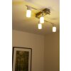 Trio Leuchten CLAPTON Deckenleuchte LED Aluminium, Chrom, Edelstahl, 4-flammig