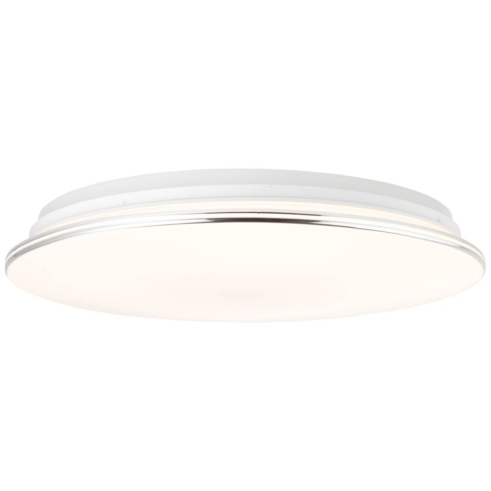 Brilliant Edna Deckenleuchte LED Chrom, 1-flammig, Fernbedienung, Farbwechsler main product photo