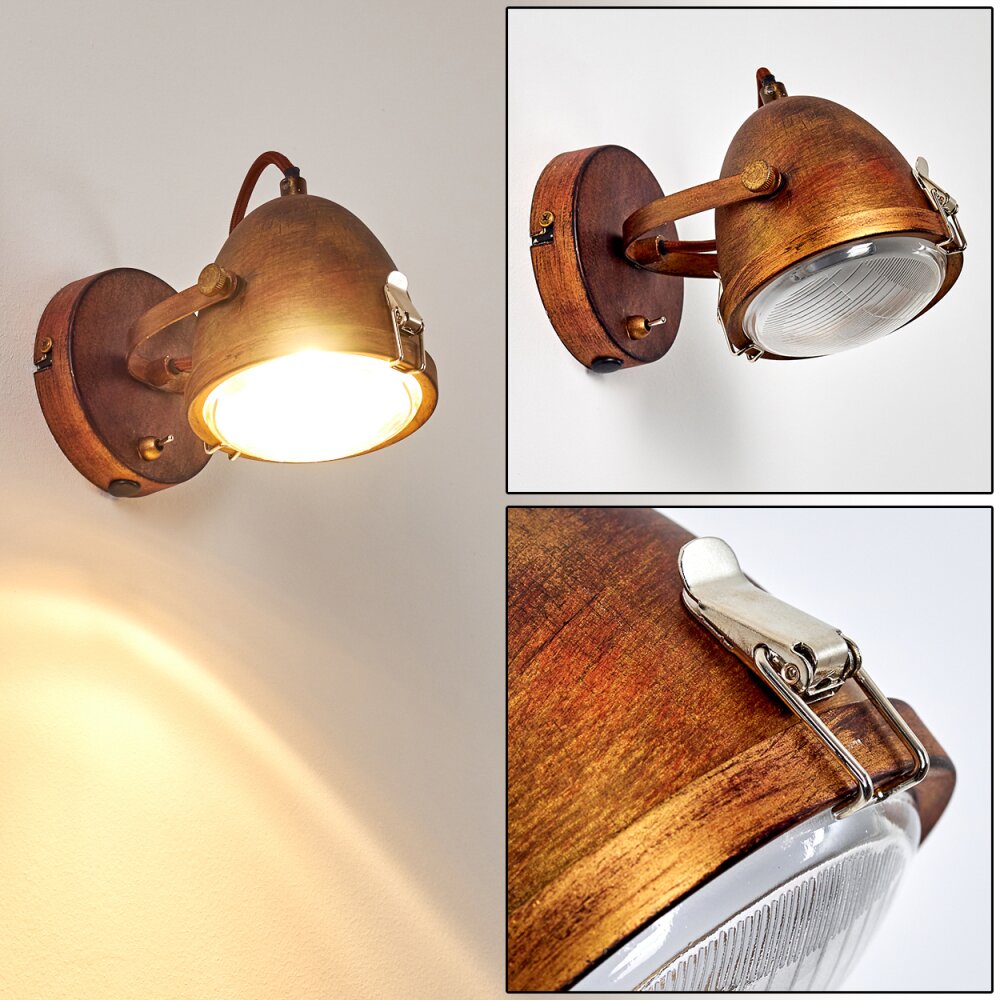 Butikon Wandleuchte Rostfarben, 1-flammig main product photo