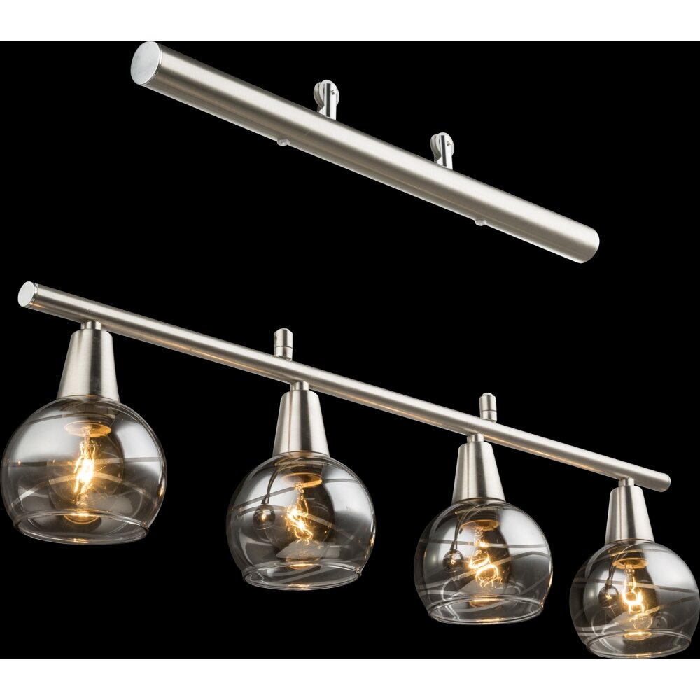 Globo ROMAN Hängeleuchte LED Nickel-Matt, 4-flammig main product photo