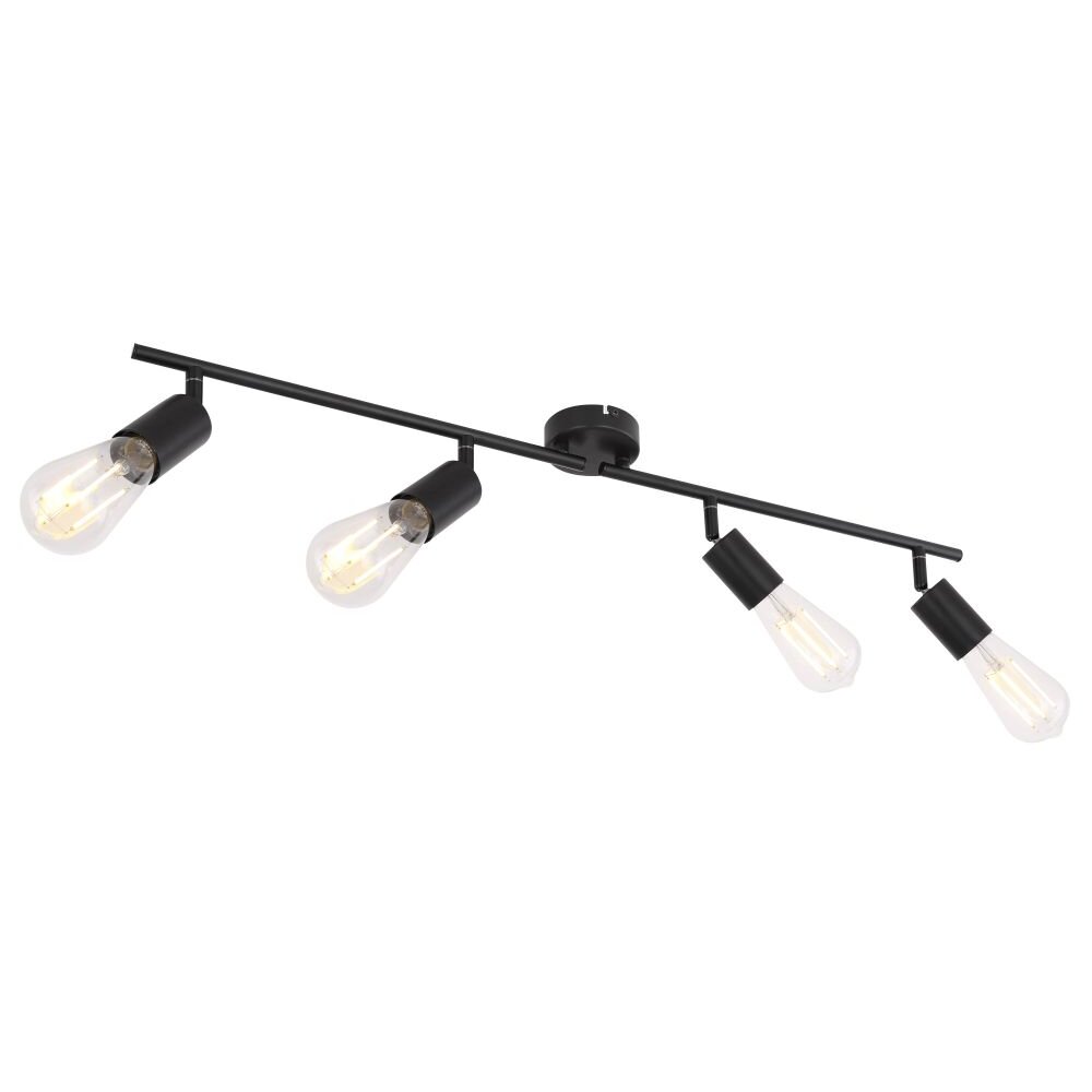 Globo MARTHA Strahler Schwarz, 4-flammig main product photo