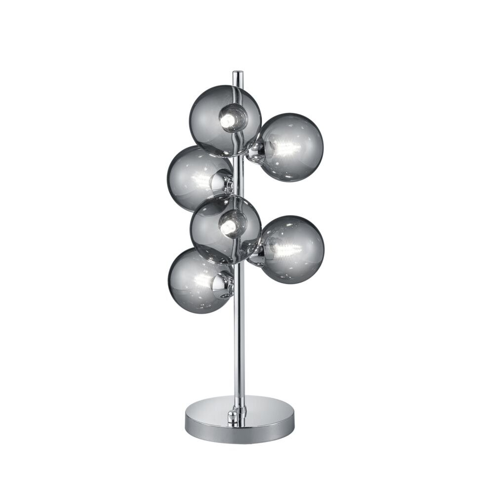 Trio Leuchten ALICIA Tischleuchte Chrom, 6-flammig main product photo