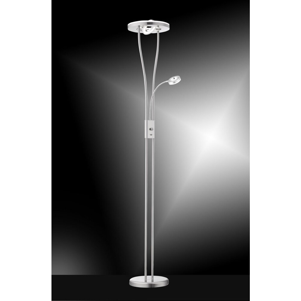 Leuchtendirekt HELIA Deckenfluter LED Edelstahl, 4-flammig main product photo