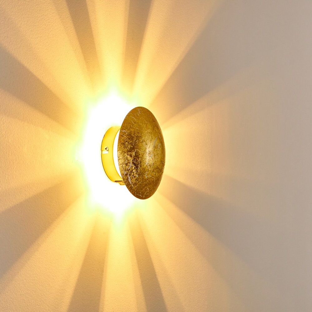 Mezia Wandleuchte Gold, 1-flammig