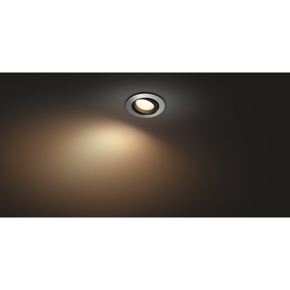 Philips Hue Ambiance White & Color Centura Einbauspot Erweiterung Silber, 1-flammig, Farbwechsler