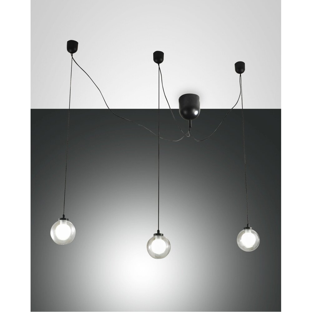 Fabas Luce Blog Pendelleuchten LED Schwarz, 1-flammig main product photo
