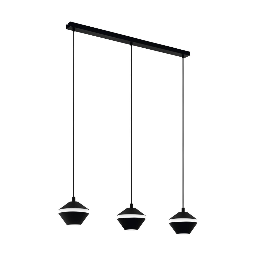Eglo Leuchten PERPIGO Hängeleuchte LED Schwarz, 3-flammig main product photo