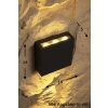 Trio Leuchten THAMES Wandleuchte LED Schwarz, 2-flammig