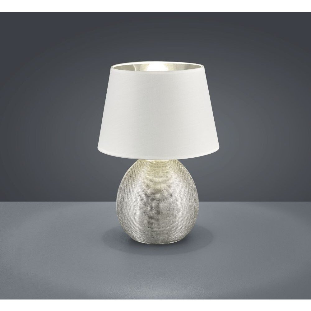Reality LUXOR Tischleuchte Silber, 1-flammig main product photo