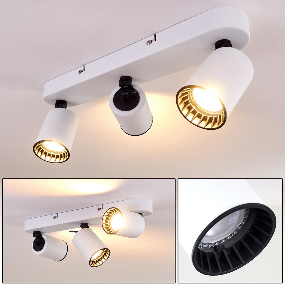 Kullaberg Deckenleuchte Weiß, 3-flammig main product photo