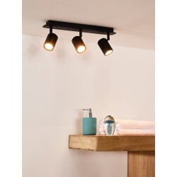 LED Einbaustrahler 3er Set 5,5W Nickel rund Trio Leuchten LED Einbaustrahler 3er Set 5,5W Nickel rund Trio Leuchten
