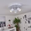 Chennai Deckenleuchte LED Chrom, Weiß, 3-flammig