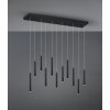 Trio Tubular Pendelleuchte LED Schwarz, 11-flammig