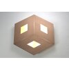 Bopp Leuchten BOX COMFORT Wandleuchte LED Gold, Rosa, 3-flammig