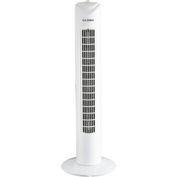 Globo Tower Ventilator Weiß