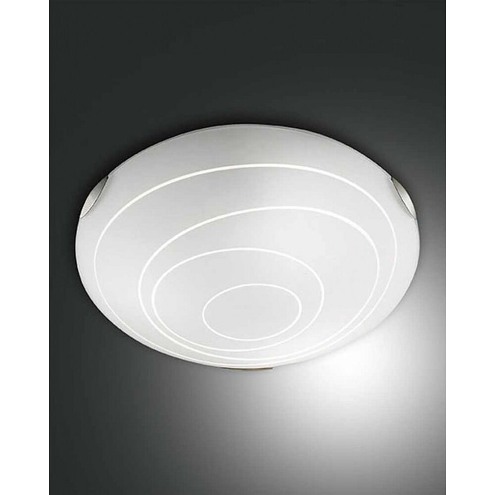 Fabas Luce KENT Deckenleuchte Nickel-Matt, 3-flammig main product photo
