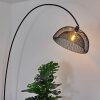Pralo Bogenstehlampe Schwarz, 1-flammig