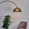 Pralo Bogenstehlampe Schwarz, 1-flammig