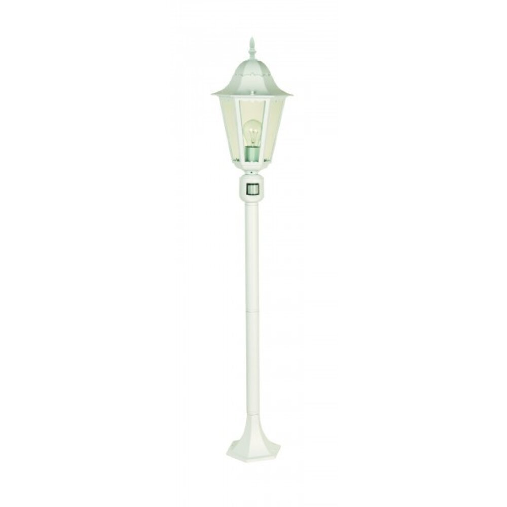 LUTEC BRISTOL Wegeleuchte Weiß, 1-flammig, Bewegungsmelder main product photo