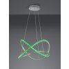 Reality Rubin Pendelleuchte LED Aluminium, 1-flammig, Fernbedienung, Farbwechsler