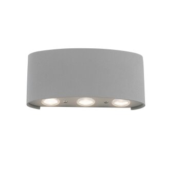 Paul Neuhaus CARLO Wandleuchte LED Silber, 6-flammig