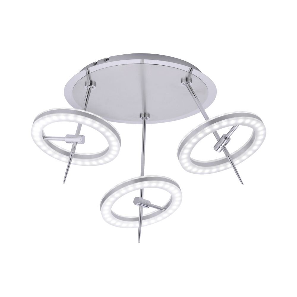 Paul Neuhaus Q-AMY Deckenleuchte LED Edelstahl, 6-flammig, Fernbedienung main product photo