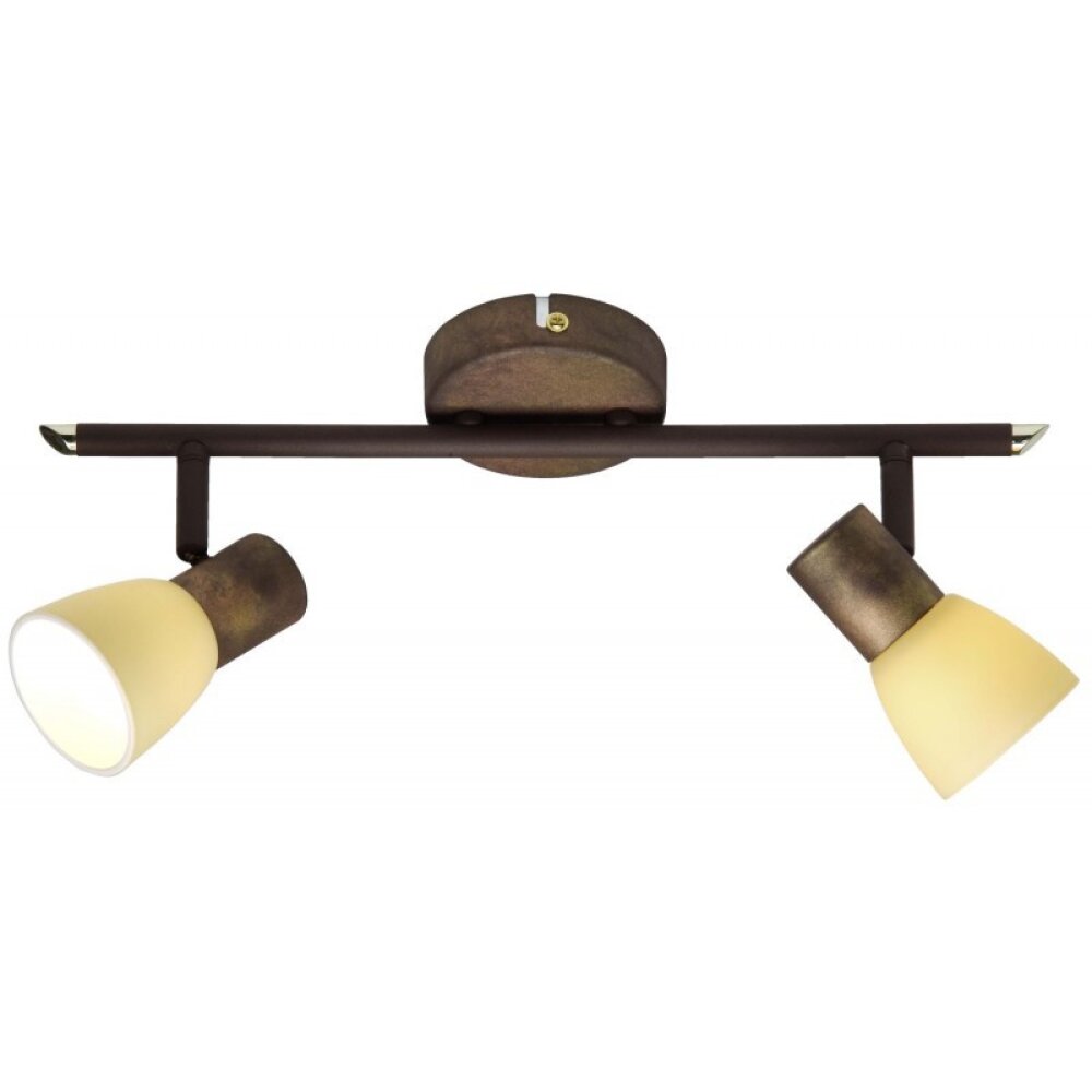 Brilliant Luca Spotrohr Kupferfarben, 2-flammig main product photo